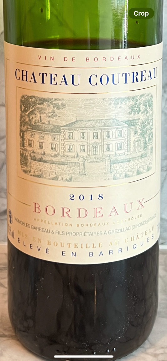 Chateau Coutreau 2018, Bordeaux